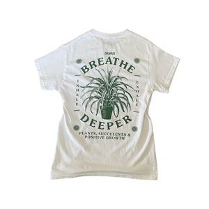 graphic tee “plants, succulents & positive growth”